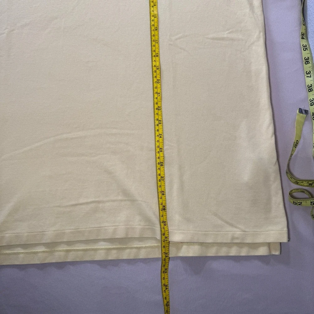 Polo Ralph‎ Lauren Men's XXL Yellow Big Pony Classic Fit Cotton Pique Polo Shirt
